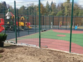 Забор на детскую площадку 50 метров фото в Серпухове