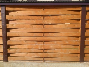 Деревянный забор плетёнка 12 метров фото в Серпухове